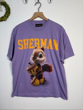 DREW HOUSE 3d Sherman Short Sleeve Lavender Cotton Tee Shirt size small